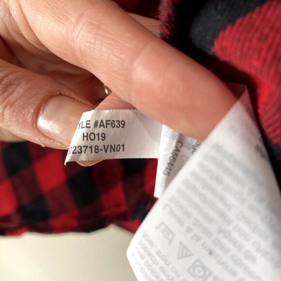 Madewell Flannel Popover Shirt in Buffalo Check M - Picture 6 of 8